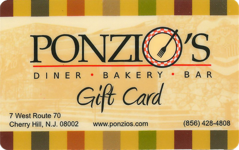 Ponzio's Gift Card
